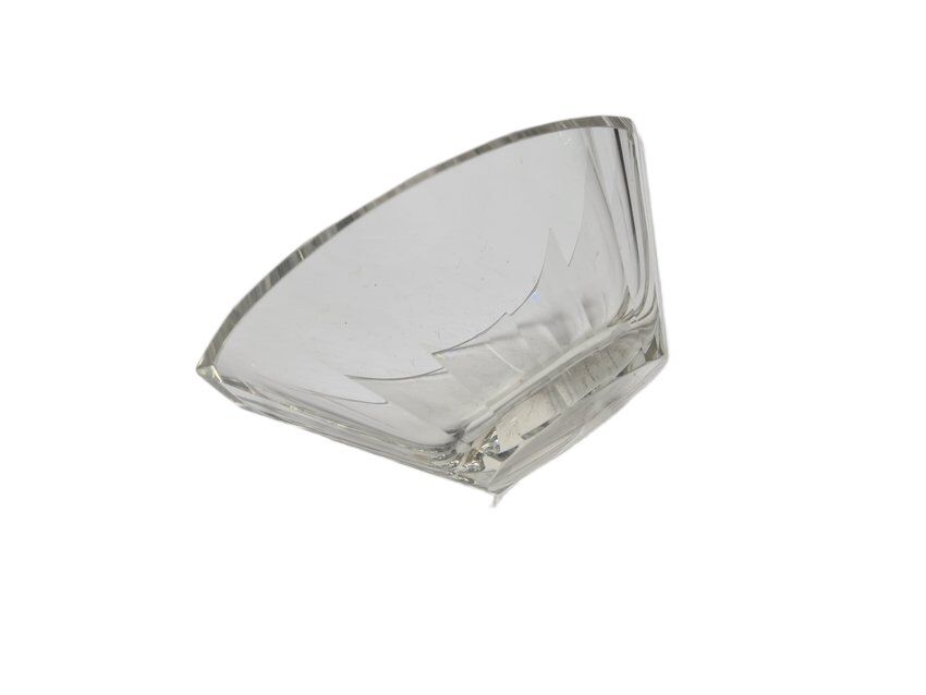 Art Deco transparent jardiniere from Moser, 1930s