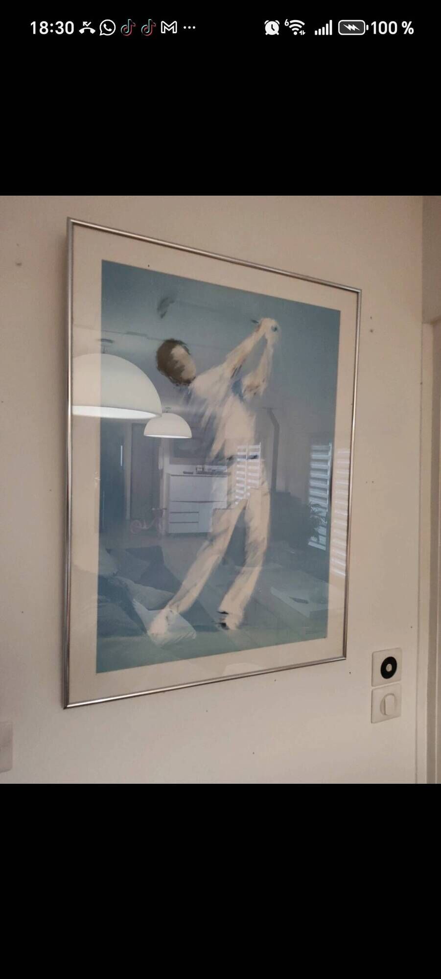 Tableau the golfer from Doutreleau