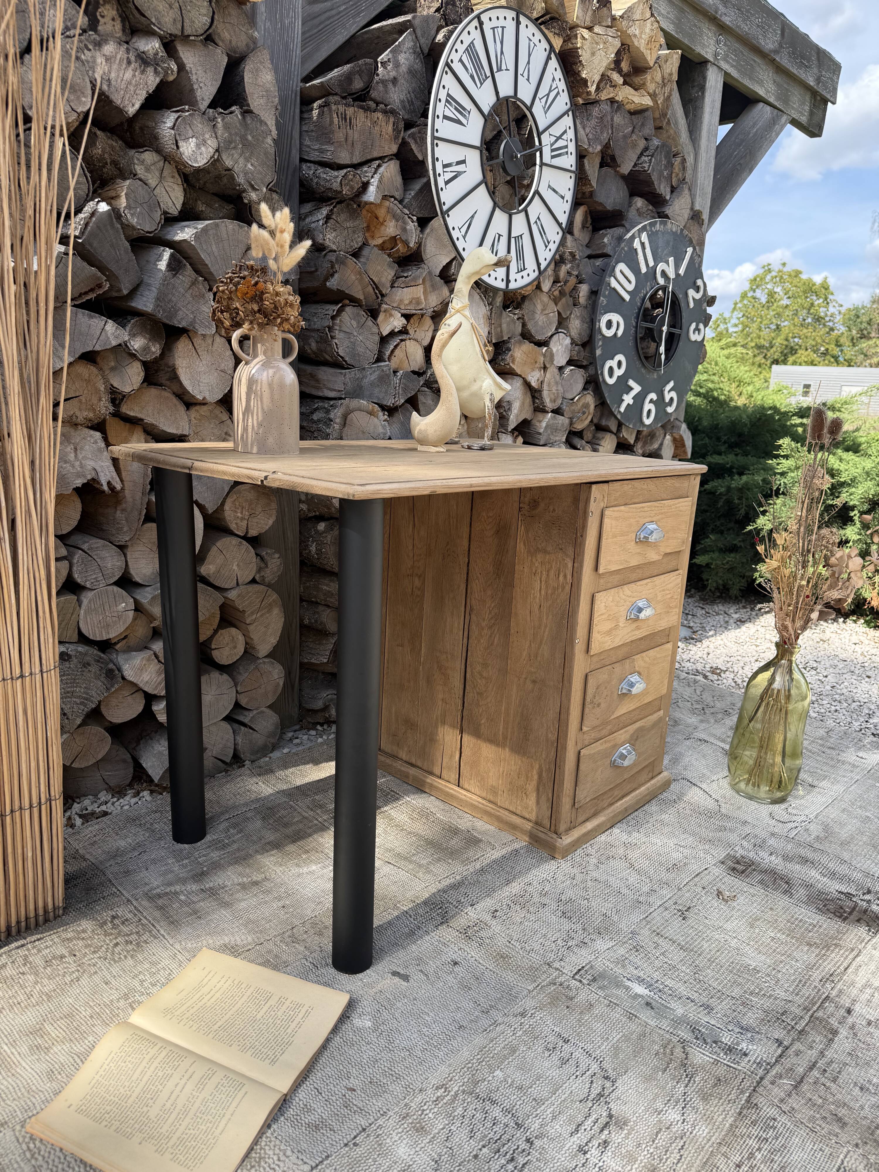Wooden desk