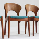 Vintage Danish dining chairs by Schou Andersens Mobelfabrik, 1960s, set of 4