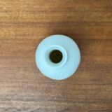 German white porcelain vase from the mid-century with bird motif by Kaiser, 1960s.