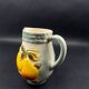 Saint-Clément ceramic pitcher with raised pear decoration