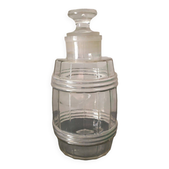 Old thick glass jar