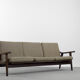 Canapé et fauteuil de Hans J. Wegner pour Getama, 1960