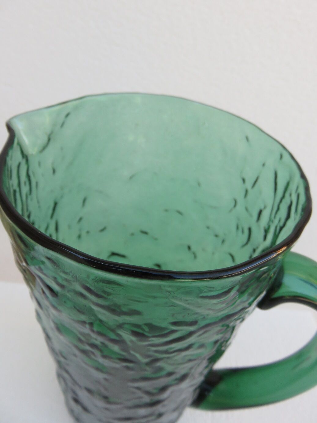 Pichet en verre année 60