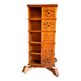 Bibliothèque tournante noyer fin XIX