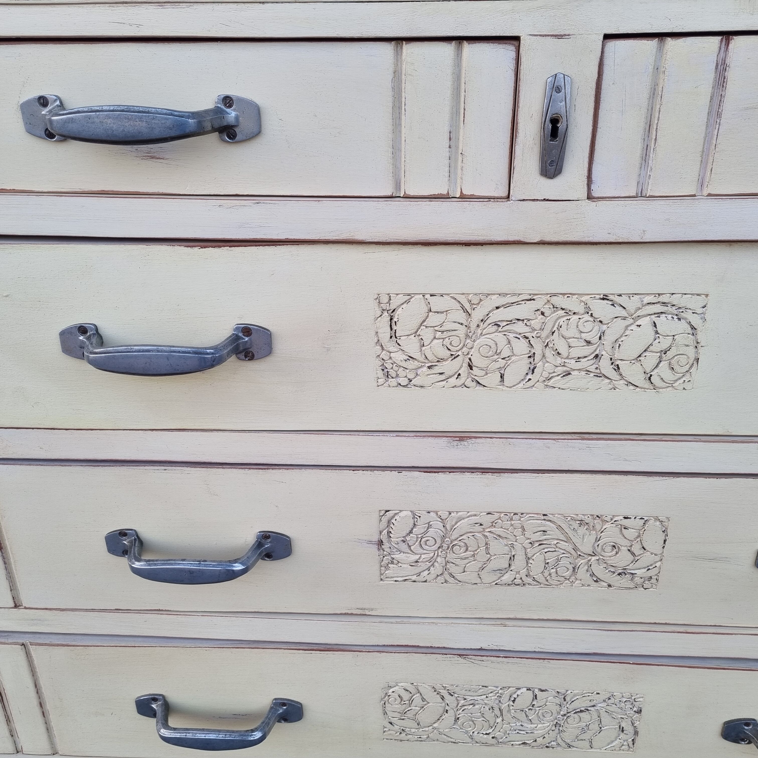 Patinated furniture of mercerie 30s