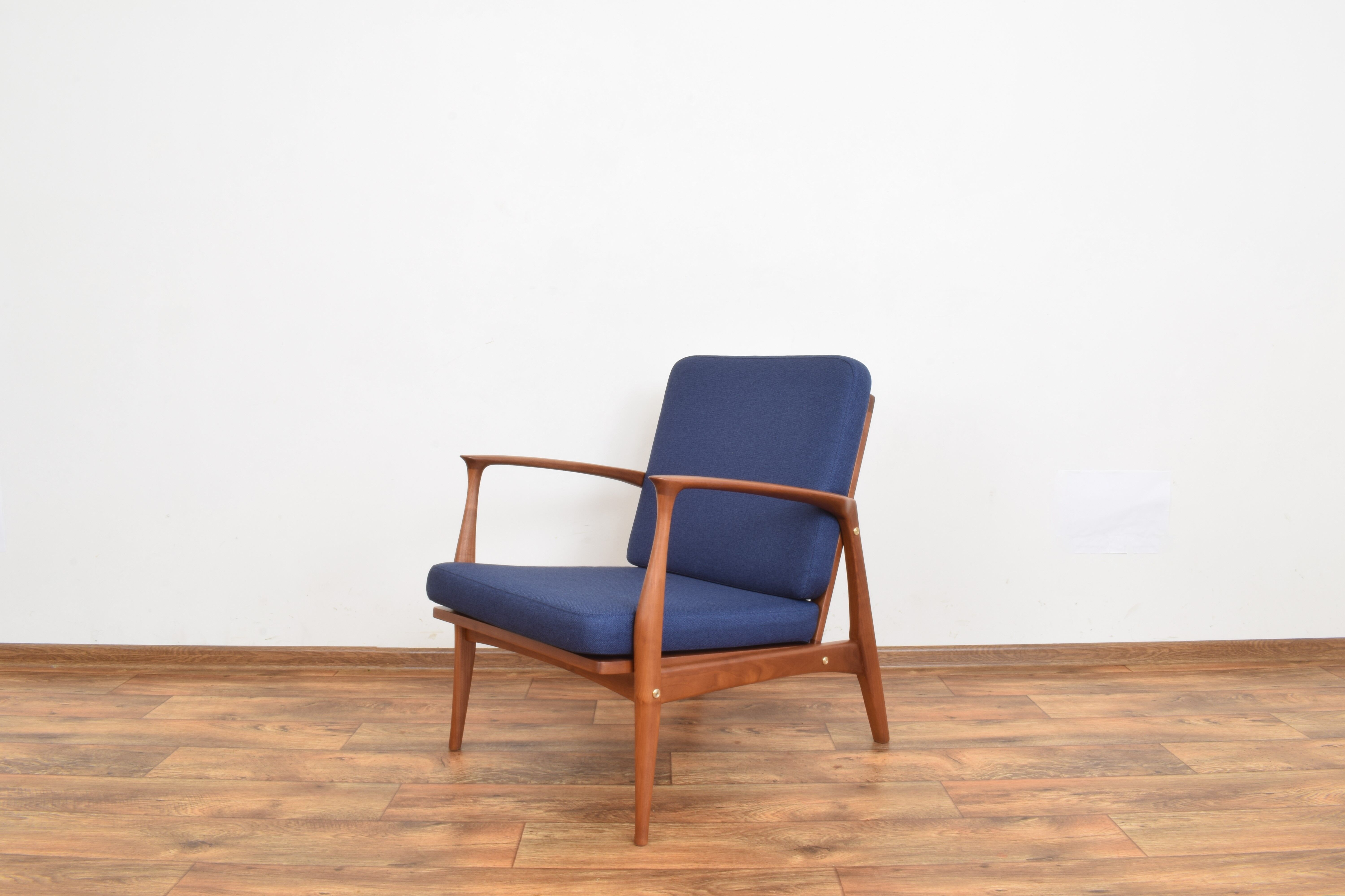 Danish cherrywood lounge chair
