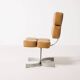 Unique brutalist chair, former Czechoslovakia, 1970s Large set available
