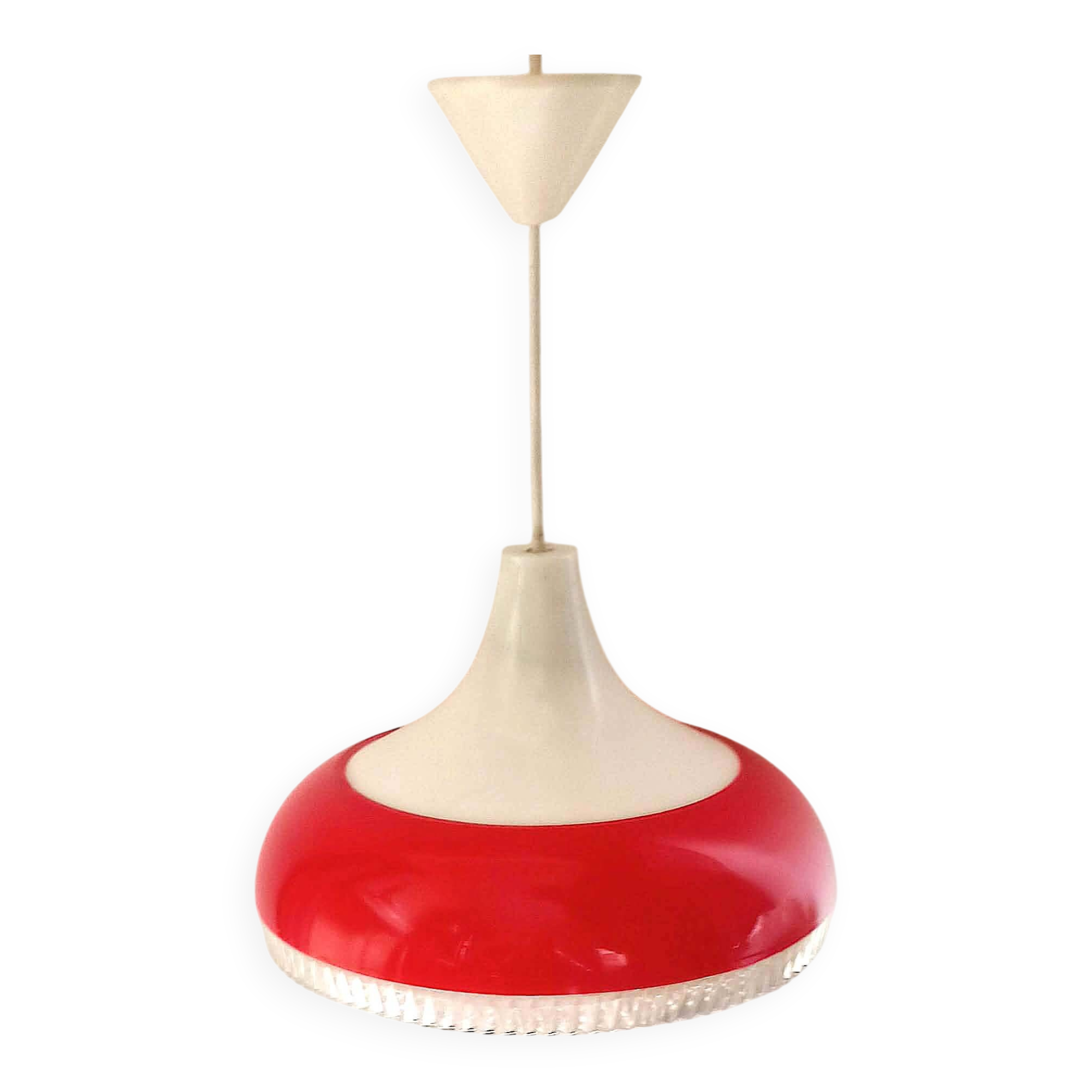 Red suspension Space Age 1970s Height 49 cm