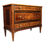 Commode marquetée de style Louis XVI