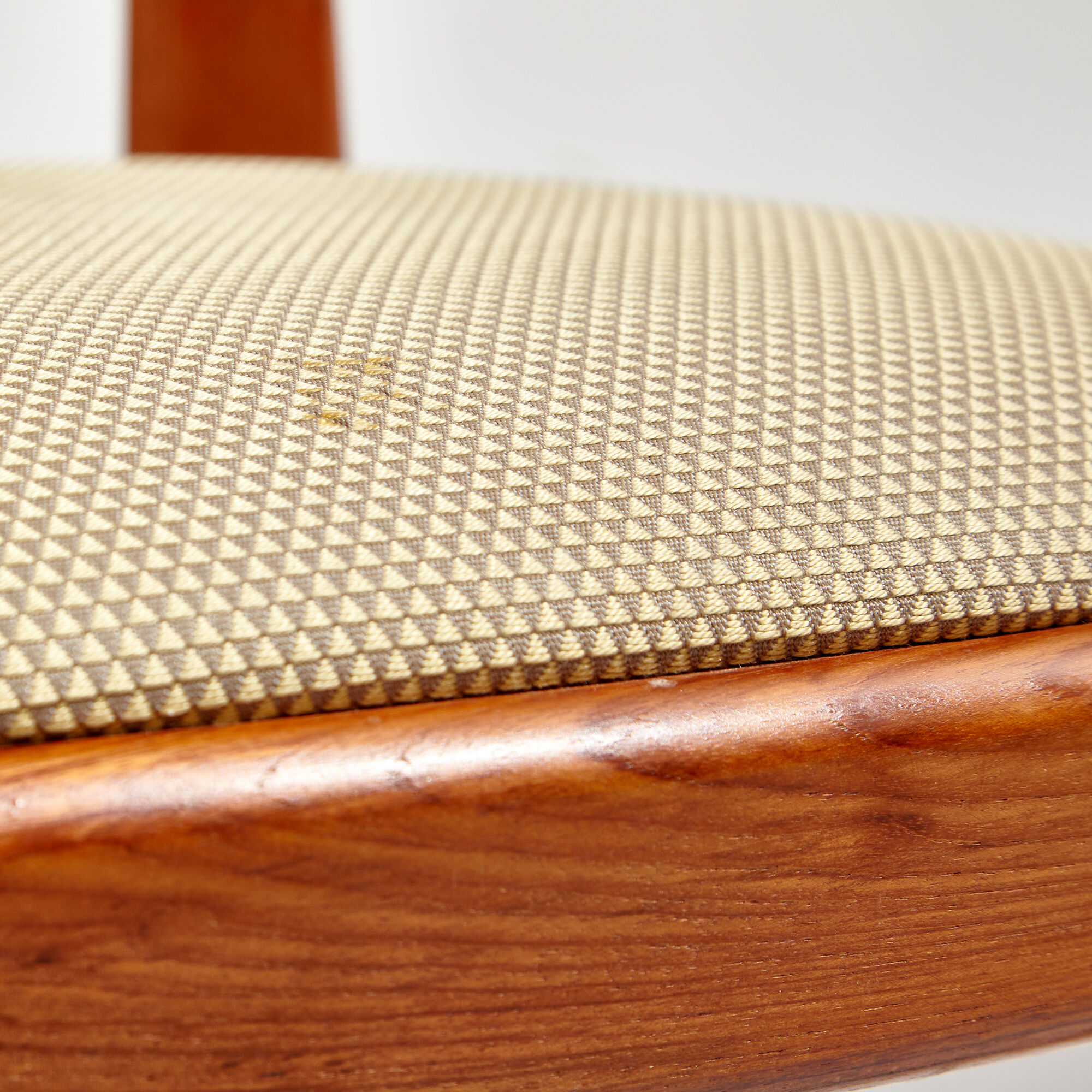 Solid teak dining chair by niels koefoed for koefoeds hornslet mk9828