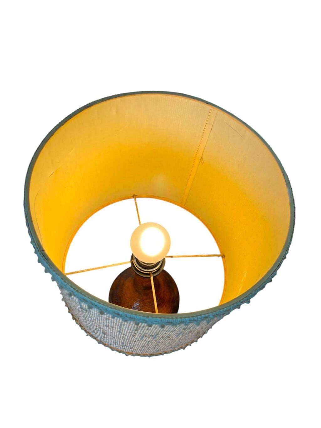 Lampe de table vintage orange à lave Krösselbach