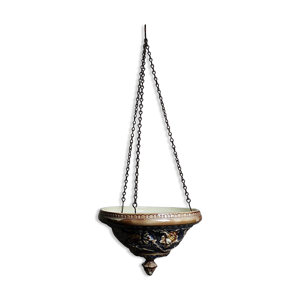 Suspension jardinière - barbotine art