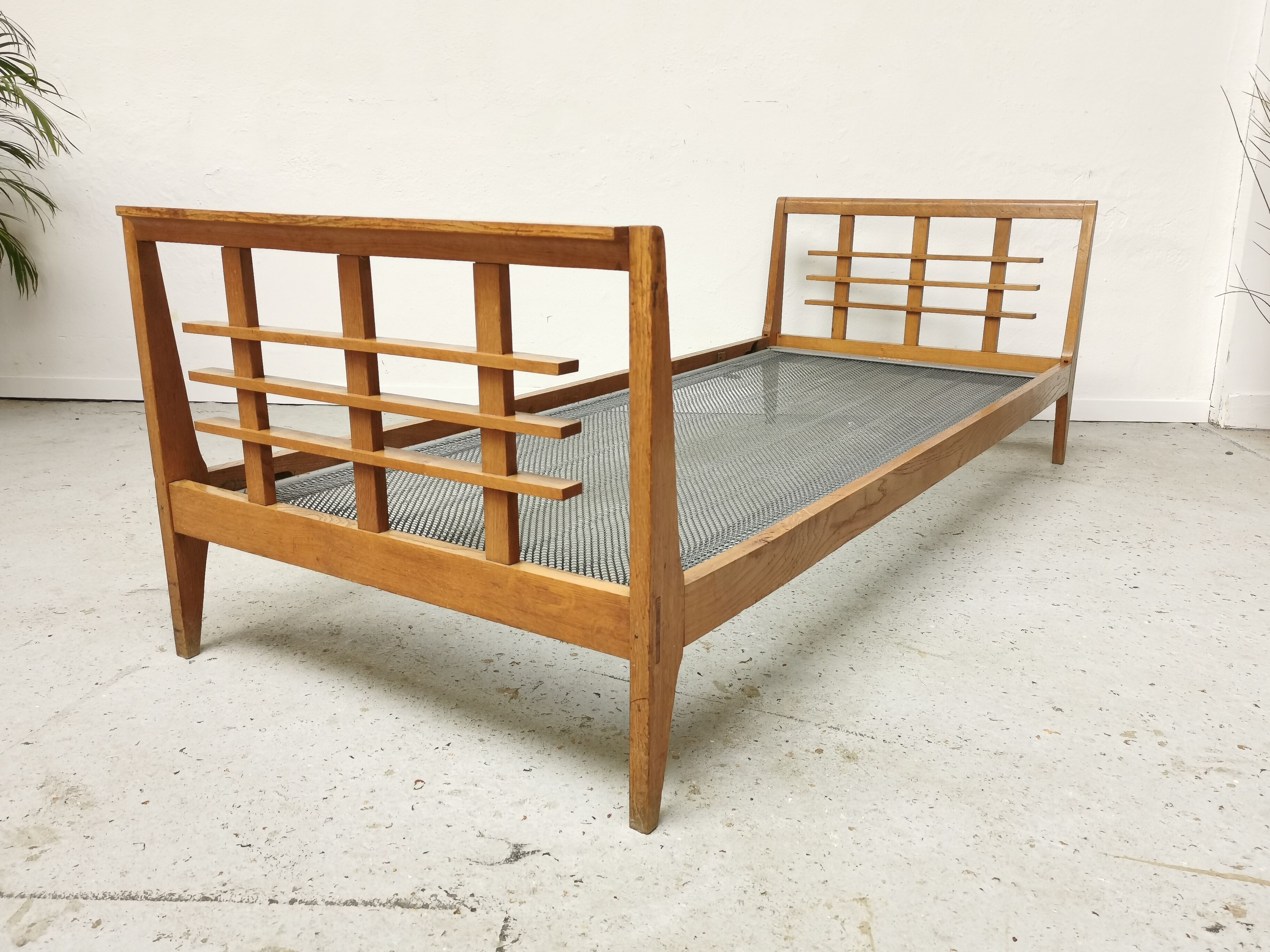 Paire de lits jumeaux vintage 1950