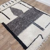 Azilal Berber rug in handmade wool 236 X 156 CM