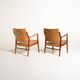 Pair of Scandinavian armchairs, 1960s