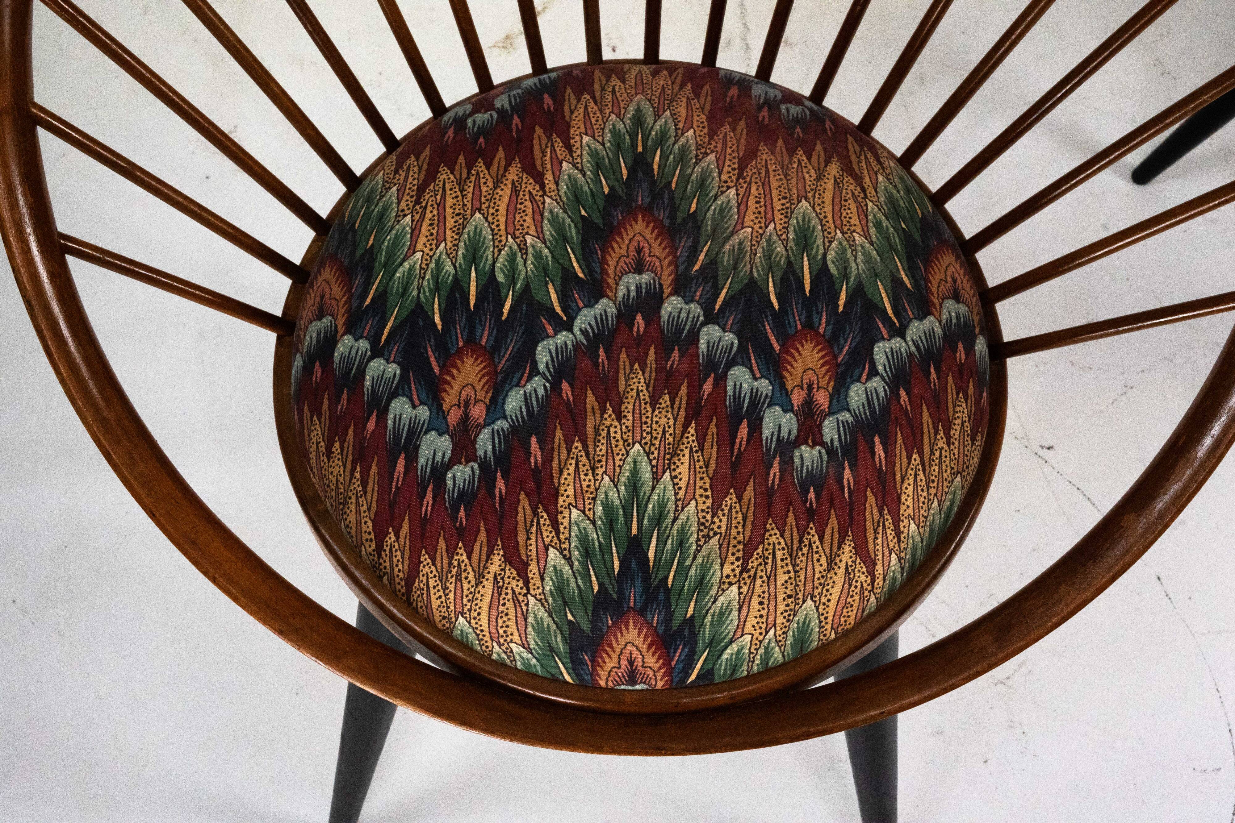 Pair of Yngve Ekström Circle Chairs for Swedese, Sweden 1950s – Original Up