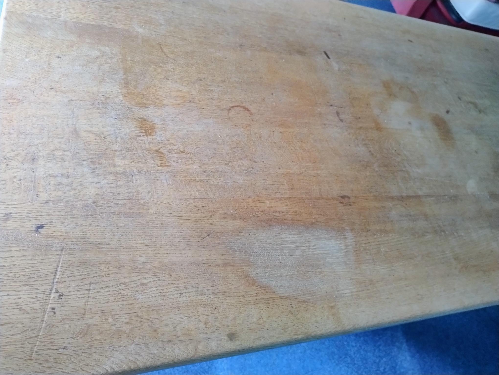 Solid oak table