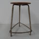 Tabouret métallique industriel