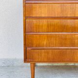 Scandinavian teak chest of drawers