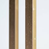 Peter Ghyczy t18 bronze cut glass sidetable, brutalist classic