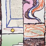 Pierre Alechinsky: Composition - Original lithograph, 1980
