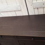 Antique black sideboard