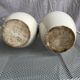 2 st Uzes tarre steel ewers