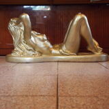 coffee table with glass plate - Resin/Polyester