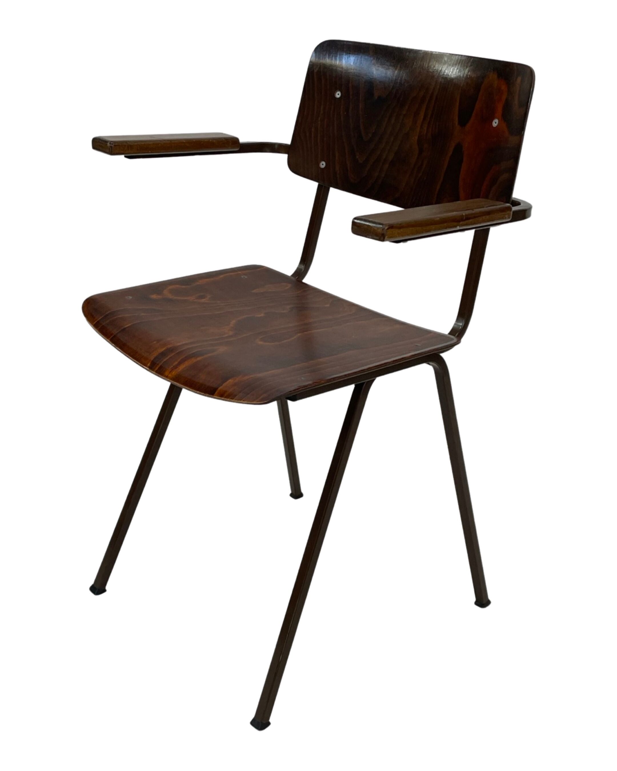 Chaises vintage school années 1960 Eromes