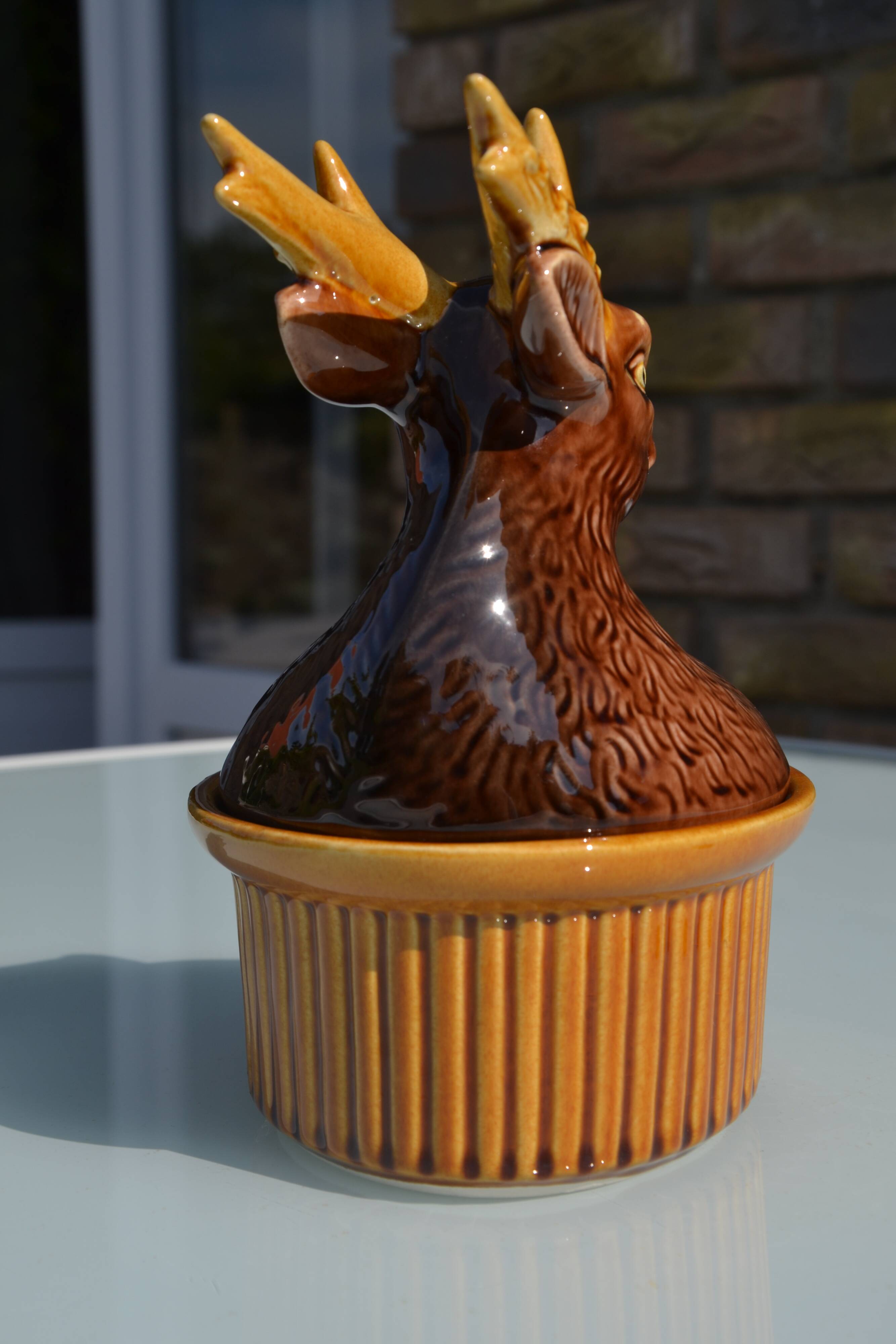 Vintage porcelain deer terrine