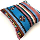 Vintage Turkish kilim cushion cover 55x55 cm