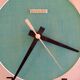 Horloge murale en formica 1960