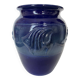 Vase en céramique bleu