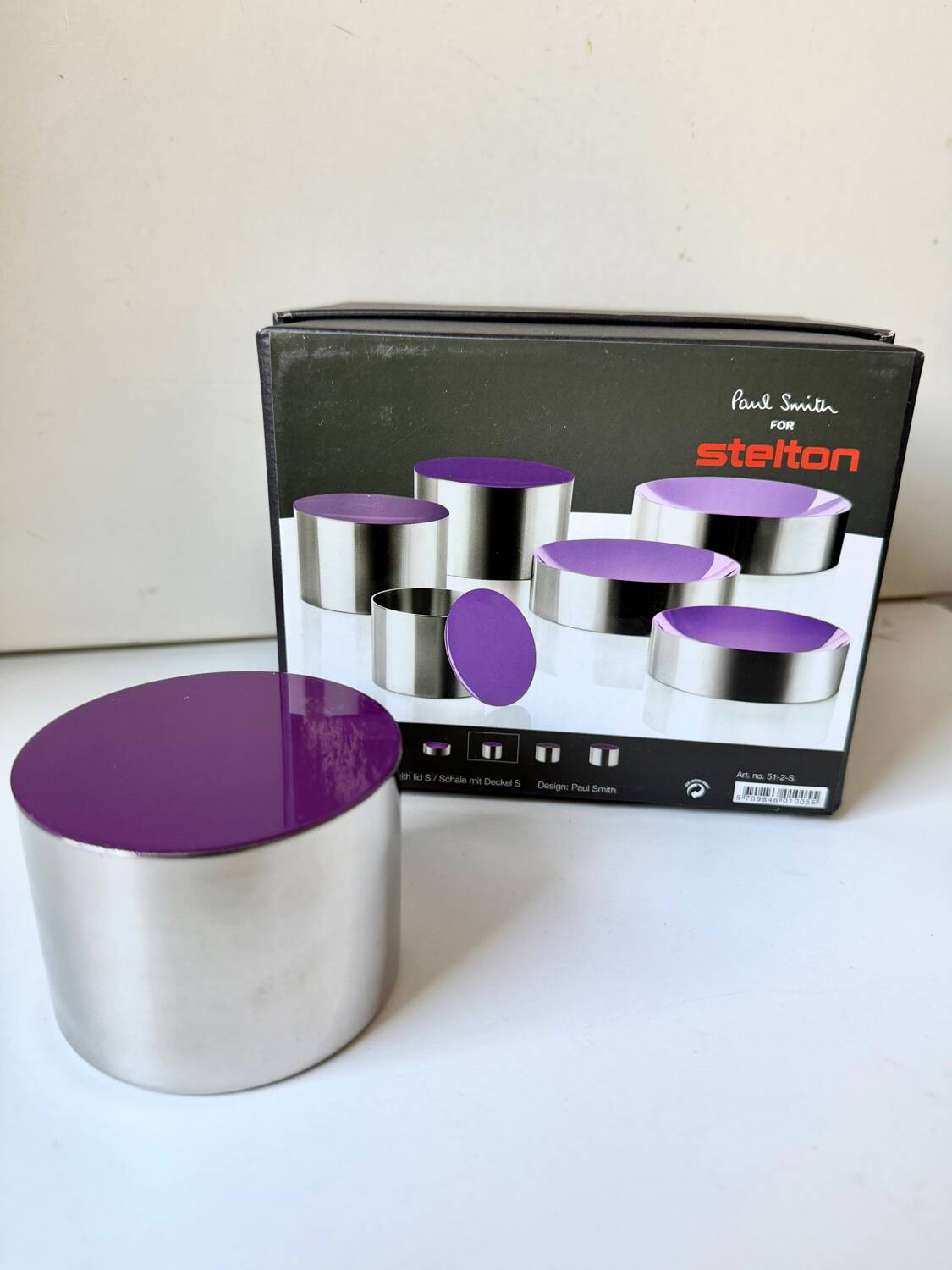 PAUL SMITH for Stelton stainless steel container never used nib