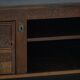Danish baroque oak buffet from the early 18th century, carved details, 1700-1750.