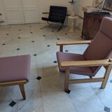 Wegner GE-163A et repose-pieds.