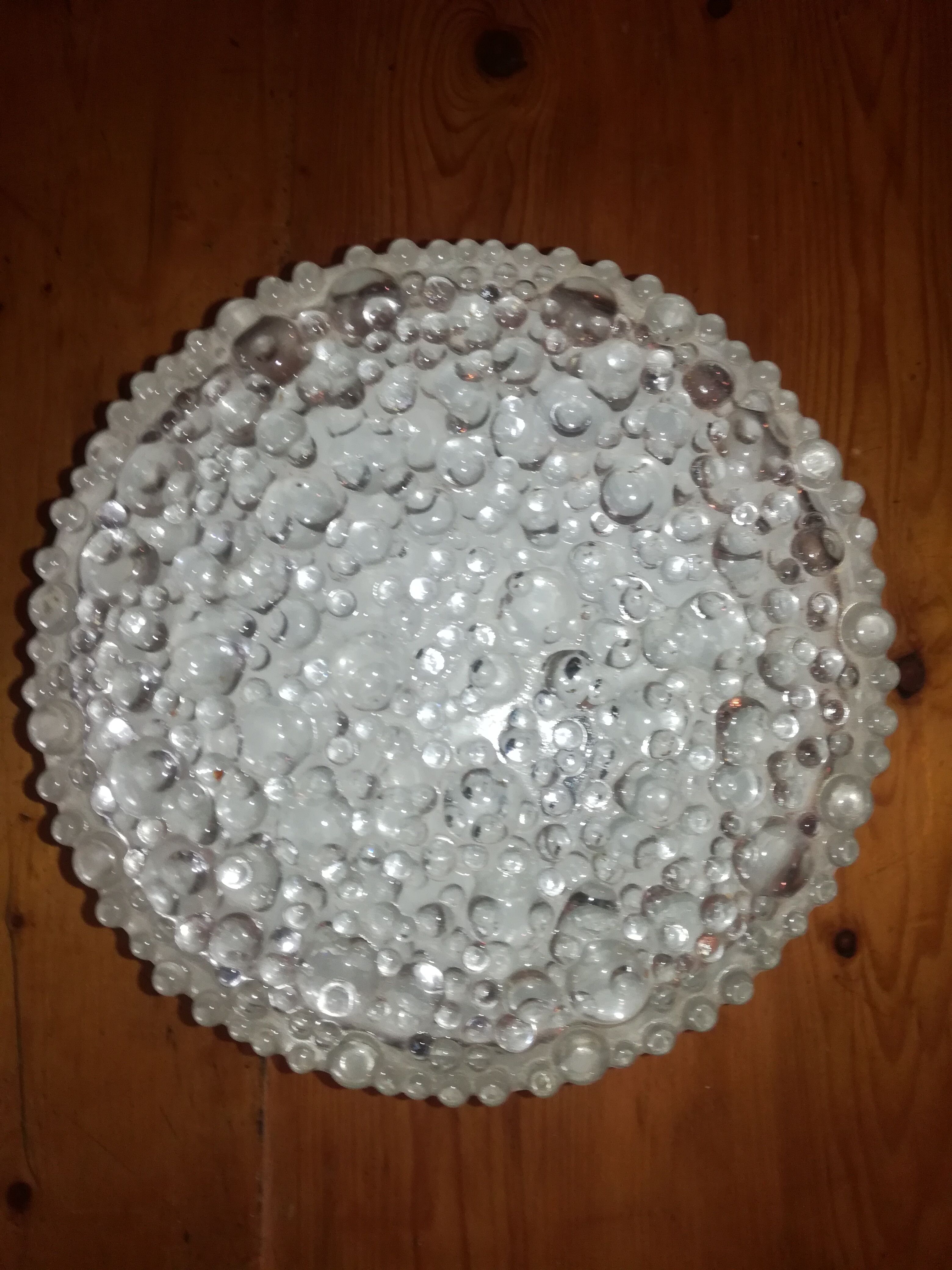 Two glass wall light