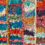 Tapis boucherouite 210 x 104 cm