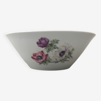 Limoges porcelain salad bowl, vintage