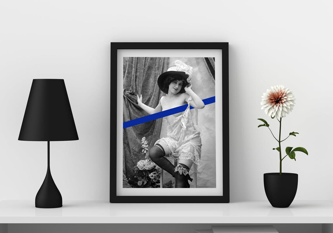 Vintage photography woman cabaret - A4 - 1920 - art print