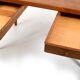 Fine Danish freestanding Desk in Teak and Oak 1960s