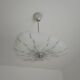 Lustre suspension verre opalin Zukov , année 60