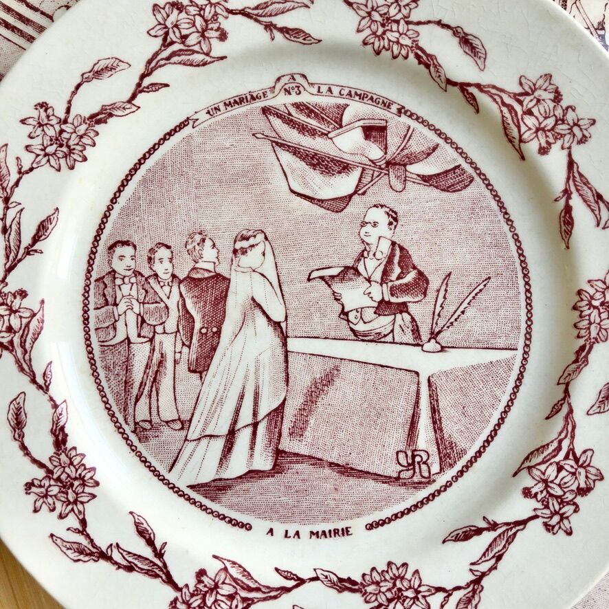 4 talking plates 70's