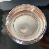 Gallia Art Deco glass and silver metal flower stand