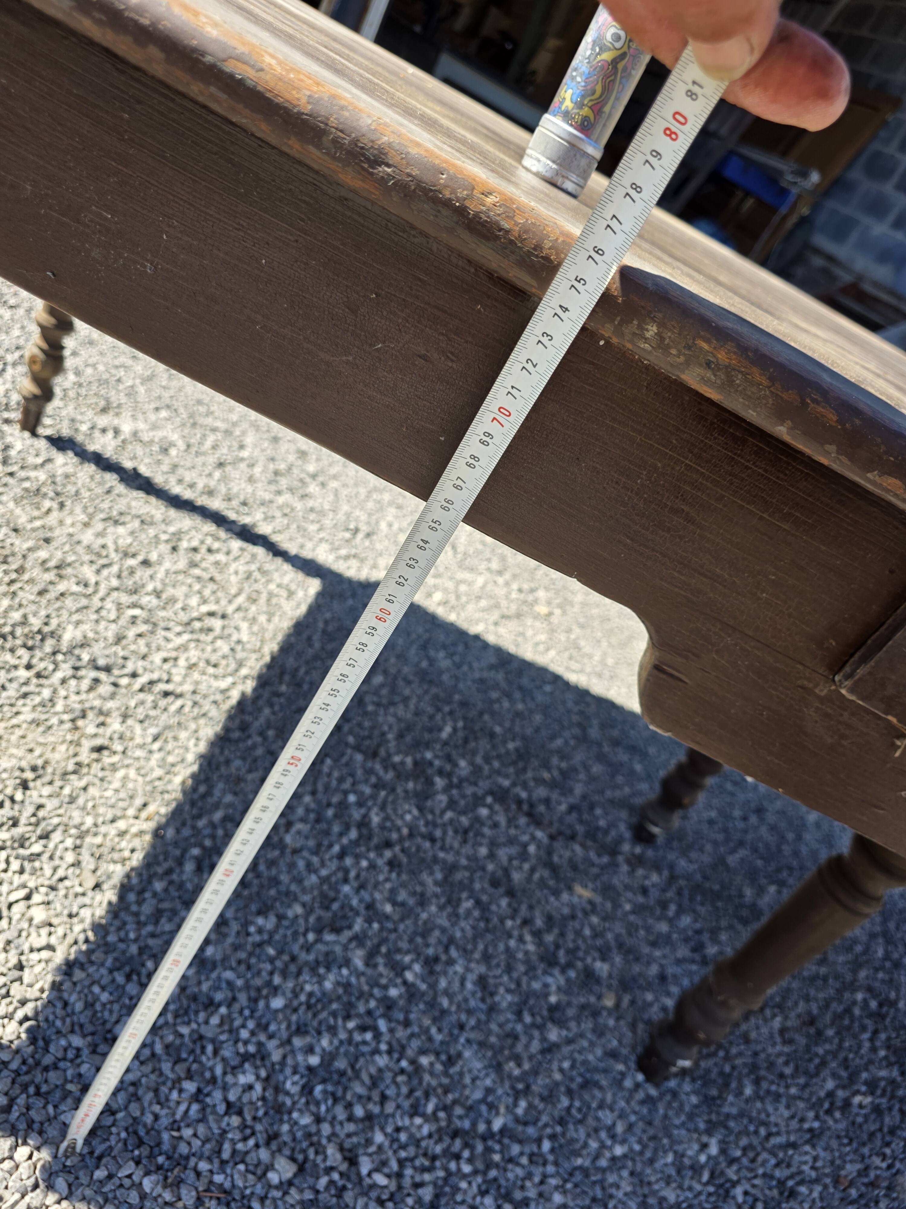Table de ferme ancienne XXL , 268 × 110cm
