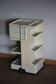 Vintage Boby Joe Colombo dessert trolley, space age 1970 Italian design.