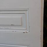 Communication door h216.5x87cm old paneled, molded