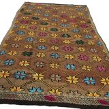 Oushak Geometric Vintage Anatolian Carpet